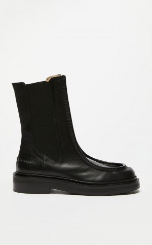 Botins Max Mara Chelsea Pretas | MMR594190