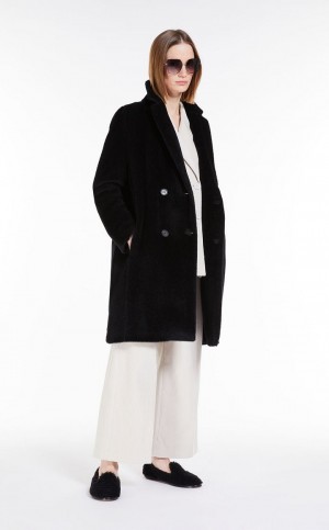 Calças Max Mara Largos-fit Velvet Branco | MMR593774