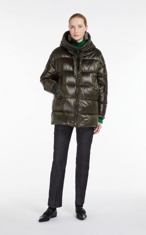 Calças Max Mara Slim Denim Pretas | MMR593765