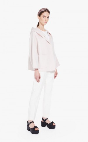 Capses Max Mara Encapuzado Woole Marrom | MMR593961