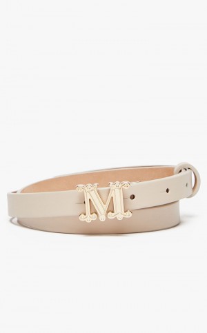 Cintos Max Mara Couro Monogram Rosa | MMR594254