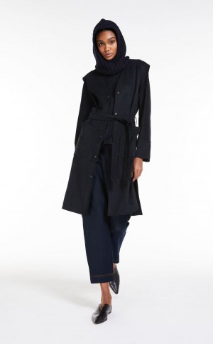 Jeans Max Mara Denim Jersey Joggers Azul Marinho | MMR593816