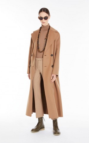 Knitwear Max Mara Lã Yarn Mock Polo-neck Skin Color | MMR593441