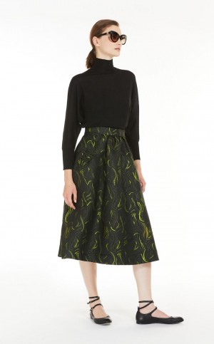 Knitwear Max Mara Leves Lã Turtleneck Pretas | MMR593427