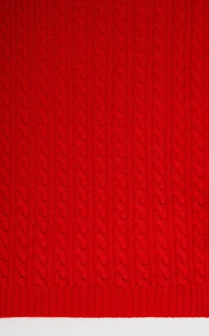 Lenços Max Mara Cashmere Scarf Vermelhas | MMR594260