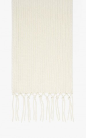 Lenços Max Mara In Lã Yarn Branco | MMR594256