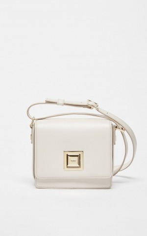 MM Bag Max Mara Small Couro Branco | MMR594122