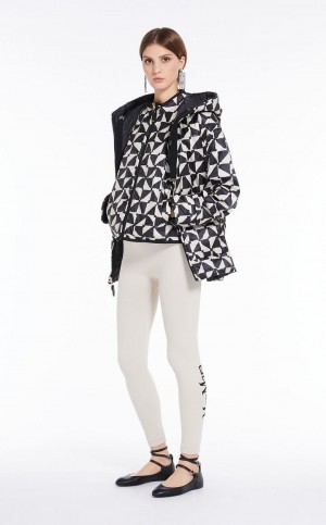 Padded Max Mara Reversible Agua-repellent Lona Jacket Pretas | MMR593993