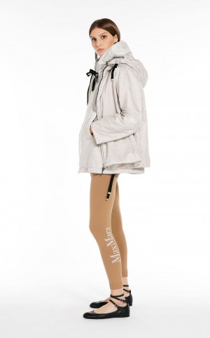 Padded Max Mara Travel Jacket In Agua-resistant Technical Lona Luz | MMR593996