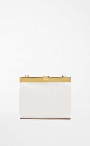 Sportmax Bag Max Mara Small Couro Lizzie Branco | MMR594185