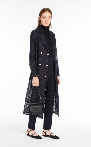 Terno Max Mara Em Linha Reta-fit Technical Cady Azul Marinho | MMR593516