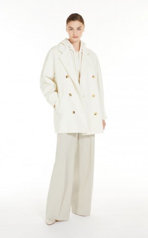 Terno Max Mara High-waisted Lã Marrom | MMR593496