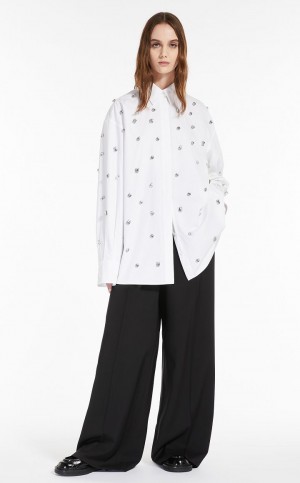 Terno Max Mara Oversized Stretch Lã Pretas | MMR593481