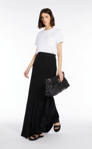 T-shirt Max Mara Algodão With Pocket Branco | MMR593638