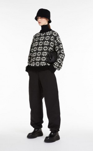 T-shirt Max Mara Viscose Jersey Pretas | MMR593645