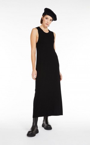 Vestido Max Mara A-line De Malha Pretas | MMR593293