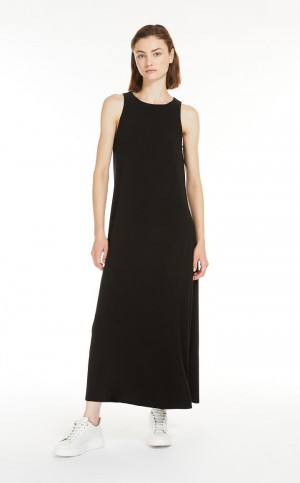 Vestido Max Mara Stretch Jersey A-line Pretas | MMR593398