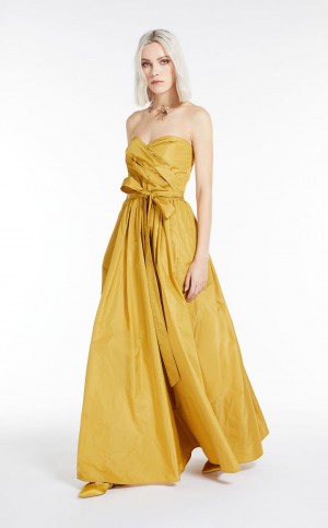 Vestido Max Mara Taffeta Bustier Manga | MMR593358