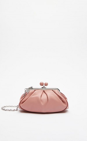 Weekend Bag Max Mara Nappa Couro Pasticcino Rosa | MMR594160